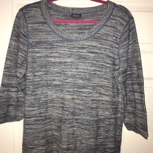 Eddie Bauer Heather Blue sweater